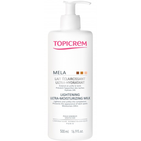 Topicrem Mela Lait Claircissant Ultra Hydratant Fl Pompe Ml