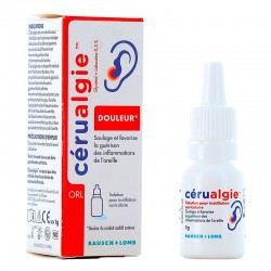 CERUALGIE 7g - Douleurs, Démangeaisons, Inflammations de l' Oreille