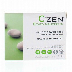 C'zen Etats Nauséeux 30 comprimés