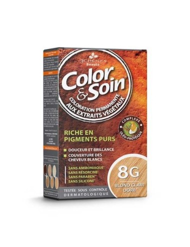 COLOR&SOIN KIT COLORATION PERM 8C BLONC cuivre