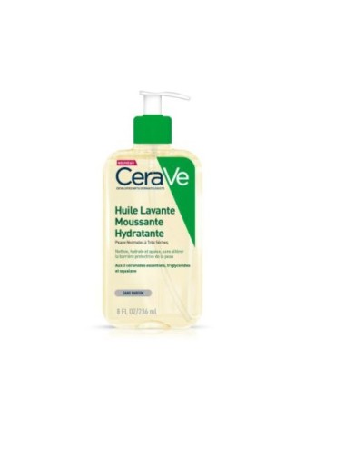 CERAVE HUILE LAVANTE MOUSSANT HYDRATANTE FL/PPE 236 ML