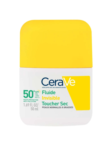 CERAVE SOLAIRE SPF50+ FLUIDE INVIS SEC T/50ML
