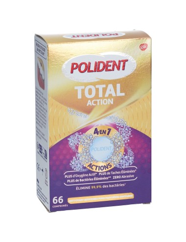 POLIDENT NETTOYANT TOTAL ACTION CPR66