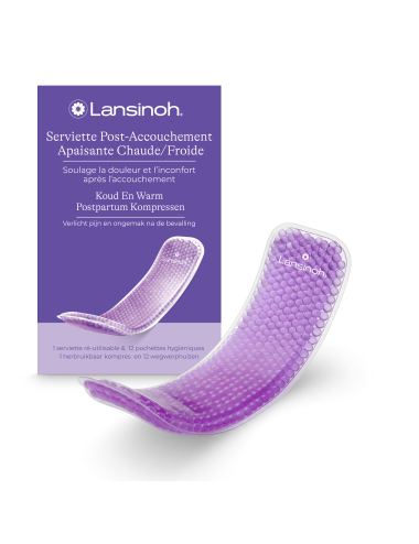 Lansinoh Serviette Post-Accouchement Apaisante Chaude / Froide