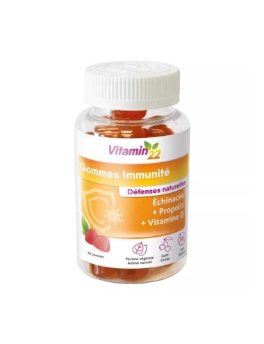 Vitamine 22 Immunité 60 Gommes