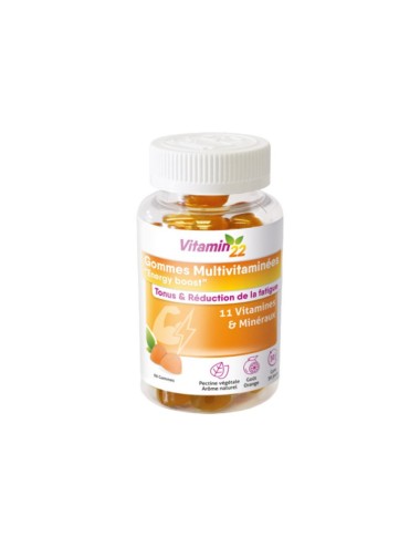 Vitamin'22 Multivitaminées Orange 60 gommes