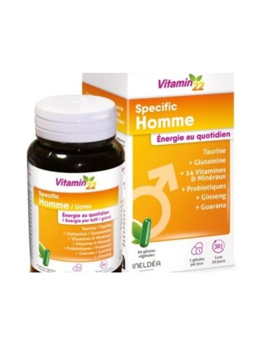 Vitamin'22 Specific Homme 60 gélules