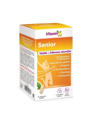 Vitamin'22 Senior 30 comprimés