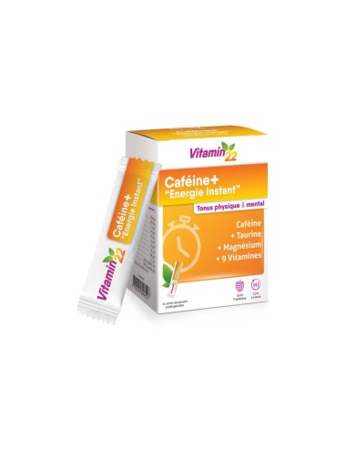 VITAMIN'22 Vitamin'22 Caféine + Energie Instant 14 sticks