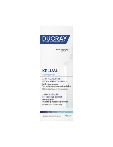 Ducray Kelual Squanorm Lotion Rafraîchissante Anti‑pelliculaire 190ML