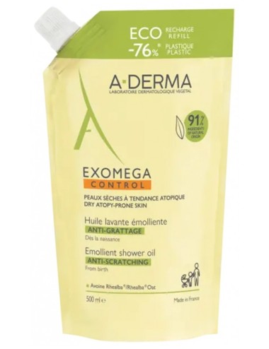 A-DERMA EXOMEGA HUILE ECO RECHARGE 500ML