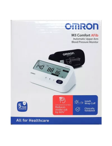 Omron M3 Confort tensiomètre bras AFIB
