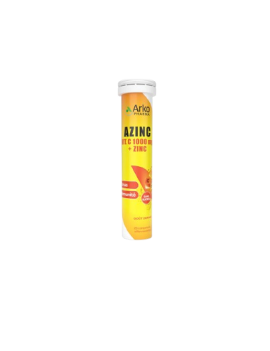 AZINC VIT C 1000MG+ZN CPR EFF T/20