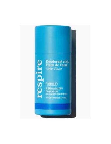 RESPIRE déodorant stick fleur de coton 50G
