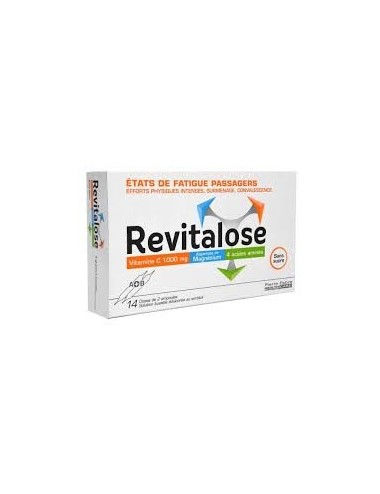 REVITALOSE S BUV SS SUCRE EDULCO 14AMP/5ML