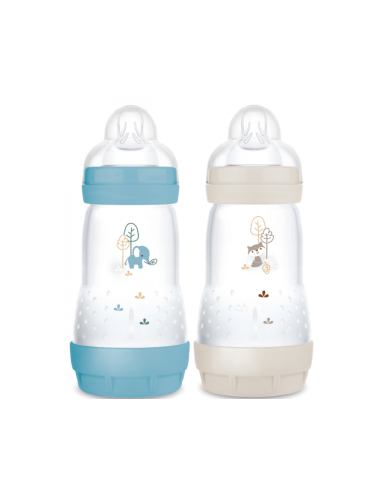 MAM EAS STA NATUR BIB TET DEB2 OC-SAB 260ML 2bib