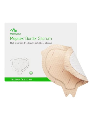 MEPILEX BORDER PROTECT SACRUM 16X20CM 10